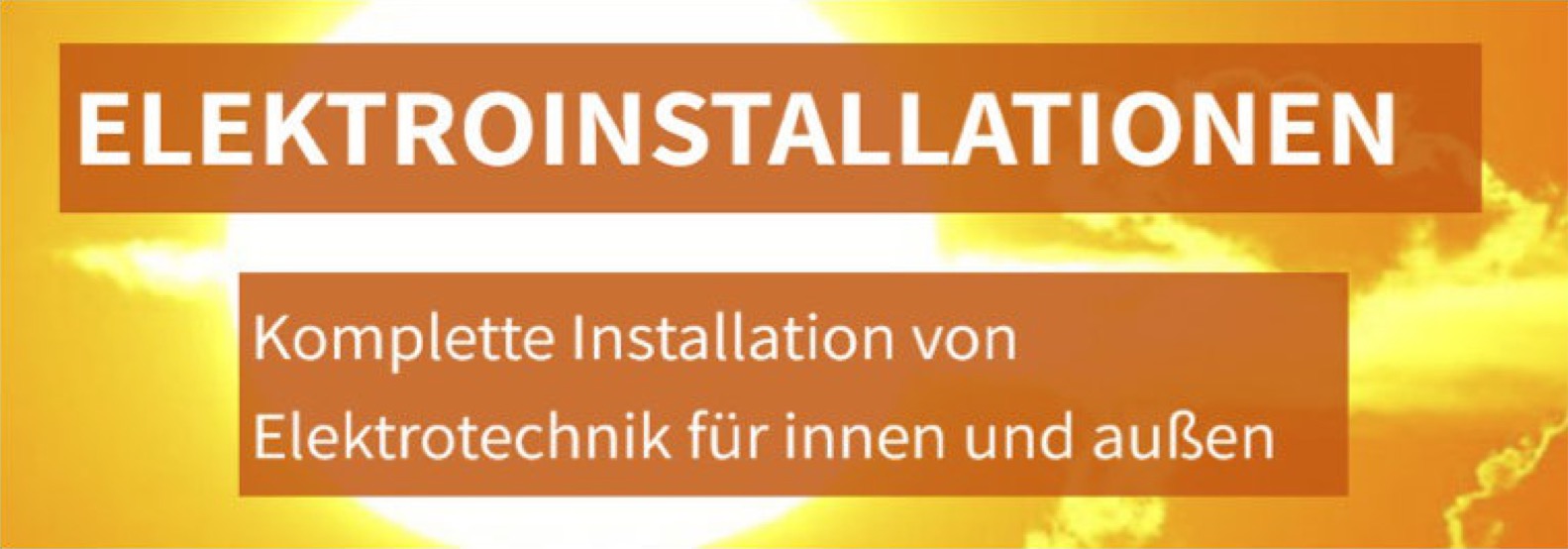 Elektroinstallationen